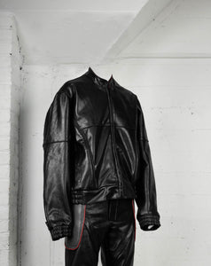 Jaron Baker Leather Jacket Studio Side 